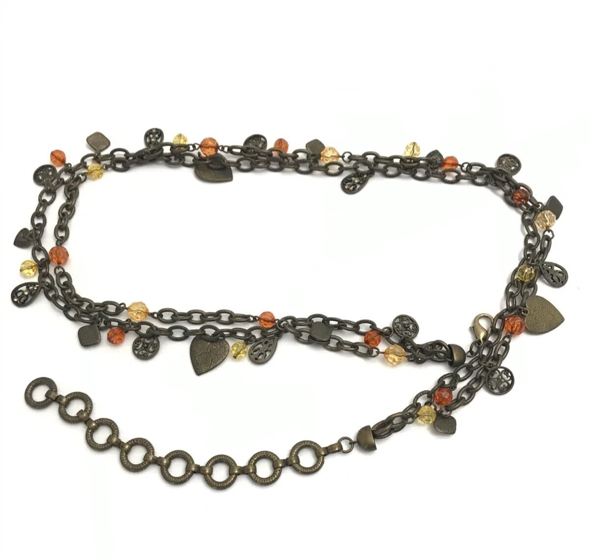 Chain Belt Flower Gold Belts for Women for sale | eBay display picture 3