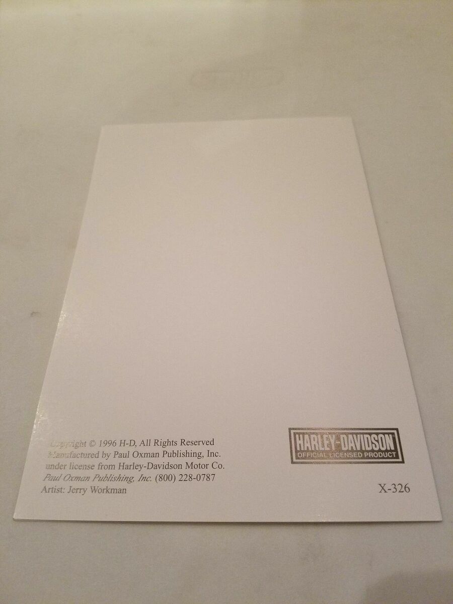 HARLEY DAVIDSON CHRISTMAS CARDS #X326 HARLEY SANTA TOY SHOP HARLEY DAVIDSON CHRISTMAS CARDS #X326 HARLEY SANTA TOY SHOP