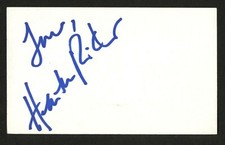 Tarjeta autógrafa firmada por Heather Paige Kent 3x5 Lydia DeLucca en That's Life C343