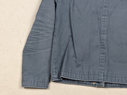 Lark & Wolff Twill Reißverschluss Druckknopfleiste Feldjacke blau-grau Damengröße Small - Bild 11 von 17