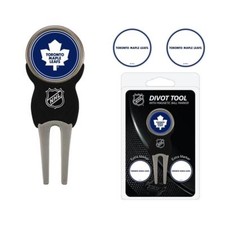 Toronto Mapleleafs NHL Golfers Divot Repair Tool with Golf Ball Markers