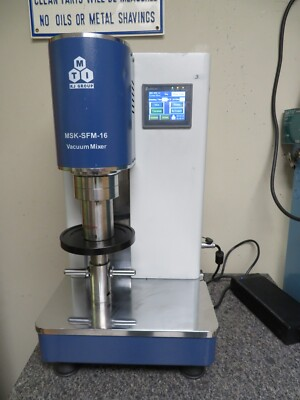 #ad MTI MSK SFM 16 DUAL SHAFT PLANETARY VACUUM MIXER W 150mL CONTAINER $3249.98