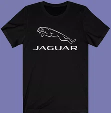 Jaguar Car Racing Automotive Men's Black T-shirt Shirt