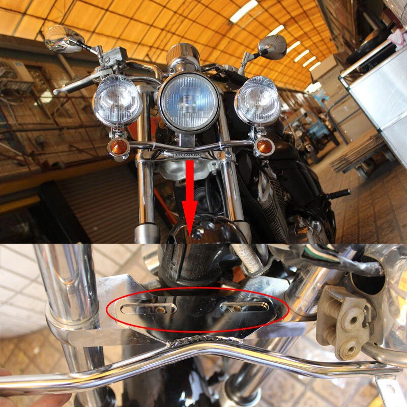 Passing Turn Signal Lamp Driving Fog Spot Light Bar Kit For Harley Motorcycle US - Image 4 of 4
