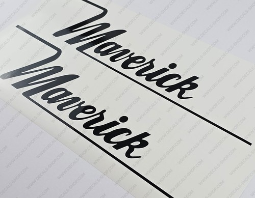 MAVERICK BOAT LOGO DECALS STICKERS Set of 2 18" LONG - Picture 3 of 5