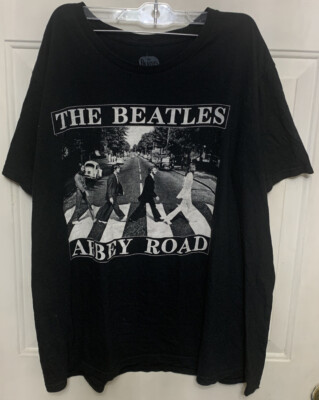 THE BEATLES ABBEY ROAD T-SHIRT PAUL, JOHN, GEORGE, RINGO. Size 2X