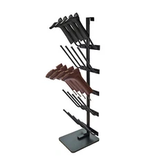 10-Pair Boots Rack 5 Tier Organizer Floor Standing Door Mount Wallmount