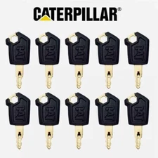 10X Heavy Equipment Key Set Ignition Keys for CAT Caterpillar New 5P8500