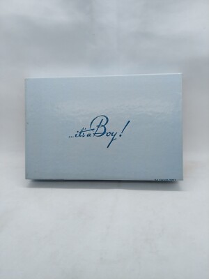 Vintage IT'S A BOY Baby Announcement Reproducta Greeting Card Envelopes 24 Count