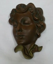 50s 60s Goebel Schaubach Wall Head Hummelwerk 1957 Mask Woman Head 50s 60s