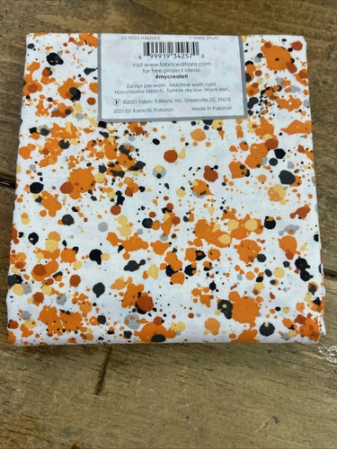 Halloween Splatter Fabric - Picture 2 of 2