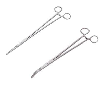 Mikado Lösezange Arterienklemme Anglerzange Hakenlöser gerade o. gebogen 10-30cm