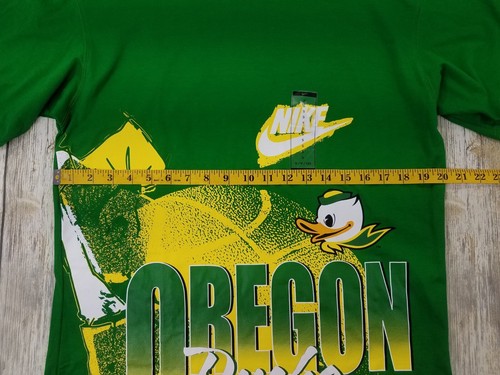 Nike Oregon Ducks Graphic T-Shirt Mens Size S Green Short Sleeves Crewneck NCAA - 第 7/12 張圖片