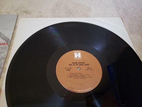 GENE AUTRY ~ BACK IN THE SADDLE AGAIN ~ 1966 ~ LP ~ EX - 第 6/6 張圖片