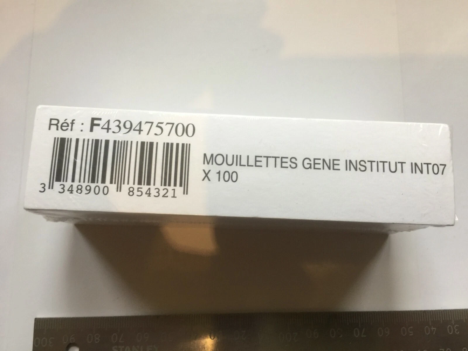 étiquette dior x100 moulettes gene institut into7. réf F39475700