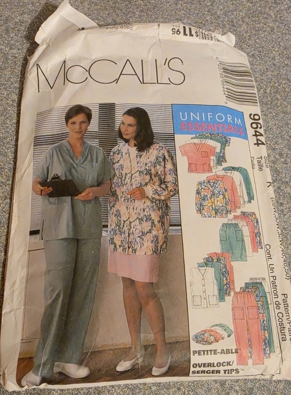 Vintage McCall Sewing Pattern  - Uniforms 