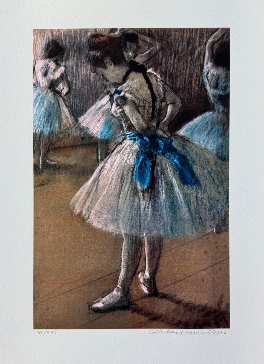 Edgar Degas STUDY OF A BALLET DANCER Estate Signed & Numbered