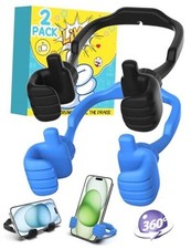 Dad Gifts for Fathers Day from Daughter Son Cell Phone Stand: 2 Black  Blue