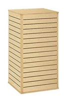 SSWBasics 24" x 48" Maple Slatwall Tower