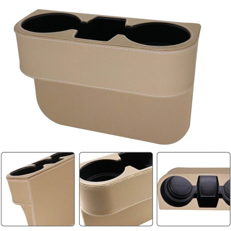 Portavasos Coche Portavasos Automático Portavasos Multifuncional Coche Asiento Delantero Organizador Foto 2 de 4