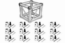 Fits Global Truss Universal 12" Square Corner Junction Box Cube 2 Way-6 Way with