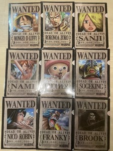 One Piece Wanted Poster Set | eBay