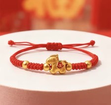 2026 New Year Lucky Horse Bracelet, Adjustable Chinese Zodiac