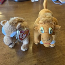 DIEGO the Saber-tooth Tiger Cat Plush Ice Age Movie 6 Inch Ty Beanie Baby W/ Tag