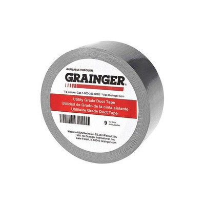 GRAINGER APPROVED TC600-Silver Duct Tape,Silver,3 3/4inx33 1/4 yd,PK6 49Z328