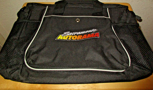 Sacramento Autorama Souvenir Black Computer Satchel/Bag 15" W x 5" D x 12" H