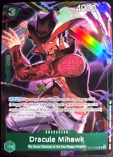 Dracule Mihawk ST12-003 SR ONE PIECE Tcg NM Green OP-PR Illustration Box Vol.4