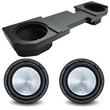 2002-2018 Fits Dodge Ram Quad or Crew Harmony A122 Dual 12" Custom Rhino Sub Box