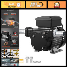 Electric Oil Transfer Pump 110V, 16 GPM Fuel Pump for Diesel Kerosene Biodiesel,