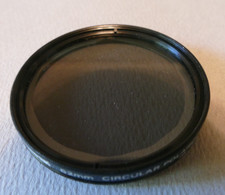 Sunpak 62mm Circular Polarizer Filter with damaged coating 