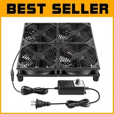 Powerful 4-Fan Cooling System for Xbox, Laptop, Amplifiers