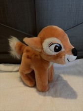Vintage Walt Disney Plush Bambi Deer 7" Stuffed Animal