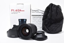 [Unused w/Box] Samyang 24mm F/1.4 ED AS IF UMC AF Lens For Nikon From JAPAN