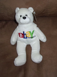 Vintage Plush eBay Magazine 1999 Limited Edition Grand Paw Bean Bag Bear