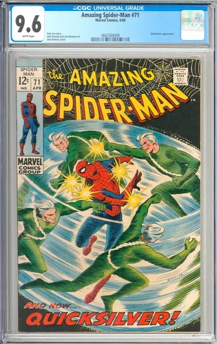 Amazing Spider-Man #71 High Grade Silver Age Superhero Marvel Comic 1969 CGC 9.6