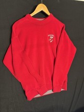 Jansport Wisconsin Badgers Bucky Badger Red Pullover Sweater Mens XL vintage 90s