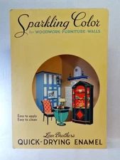 Lowe Brothers Paint Enamel Cardboard Store Display