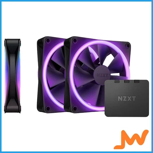NZXT F120RGB Duo 120mm Dual-sided RGB Fan Triple Pack Black