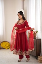 GOWN SALWAR KAMEEZ PAKISTANI INDIAN WEDDING PARTY WEAR DRESS BOLLYWOOD SUIT NEW