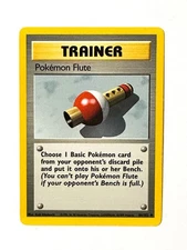 Pokemon Flute 86/102 Pokemon Card TCG Base Set Unlimited Non Holo HP