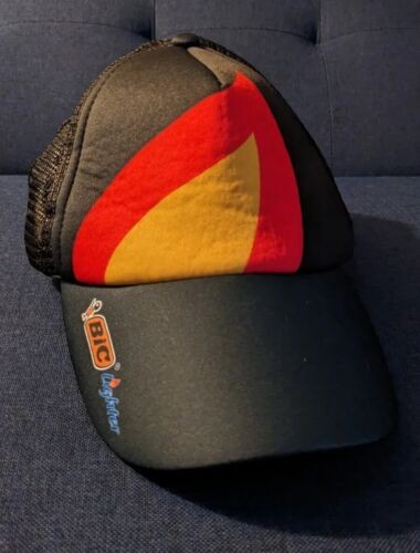 Foam Front Black Colored Adjustable Trucker Hat