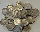 One Roll of 50 Silver Roosevelt Dimes. $5 Face Value.