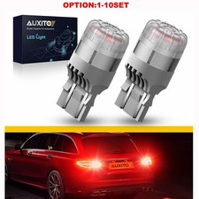 Auxito 7444 7443 Red Led Bulb Brake Tail Stop Parking Light 7440 T20 Bright Lamp