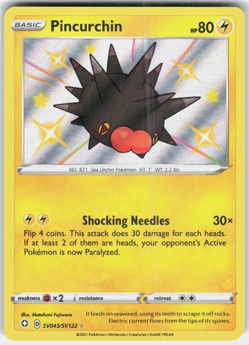 Pincurchin [Pokemon Shining Fates: Shiny Vault - SV043/SV122] EN NM