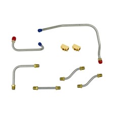 Pump To Carburetor Engine Lines 440 6 Pack With Tees 1969-71 Charger Coronet Oe