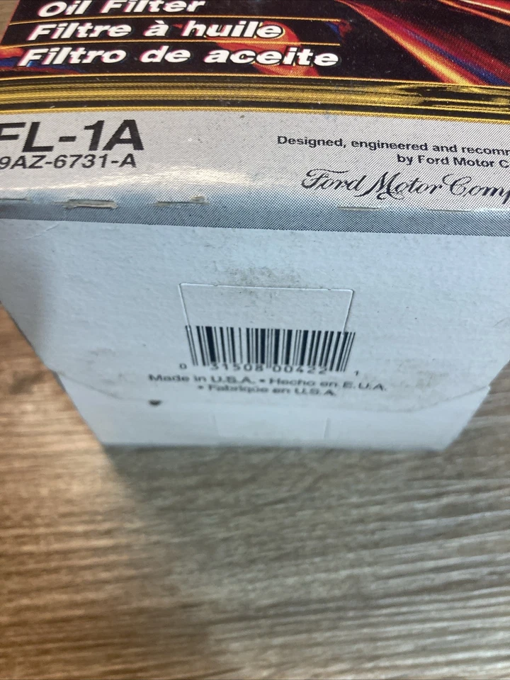 Genuine OEM Motorcraft FL1A Engine Oil Filter D9AZ6731A FL-1A — 第 4/4 张图片